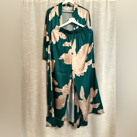 Printed Long Sleeves Kimono And Pants Set ππ€ - Picture 7 of 9